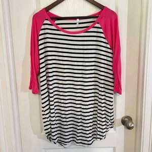 MATERNITY BASEBALL TEE